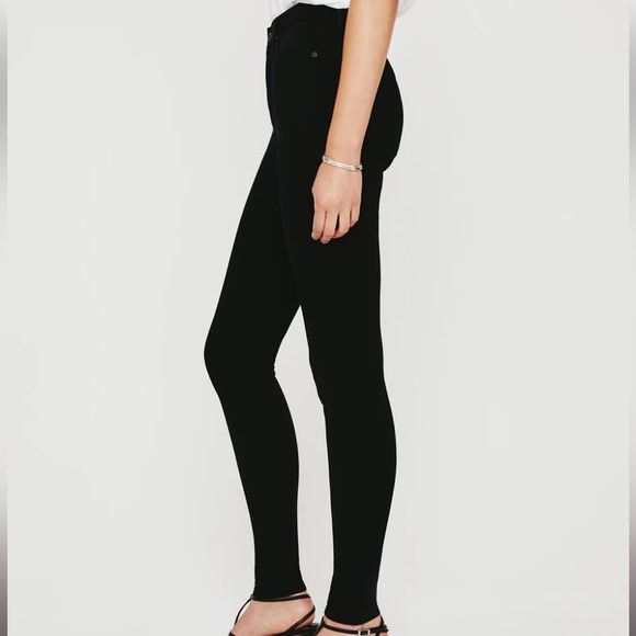 AG The Mila super high rise skinny jeans in black in size 26. - Picture 2 of 7
